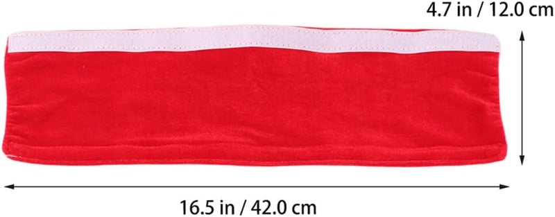 VERDANVERSE 2pcs Refrigerator Door Handle Covers Red Appliance Cloth Protectors for Fridge and Freezer Handles to Prevent Smudges and Stains - Image 2