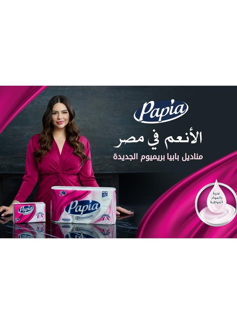 Papia Facial Tissue - PE Multipack - 4 Ply - 500 X 3 - Image 2