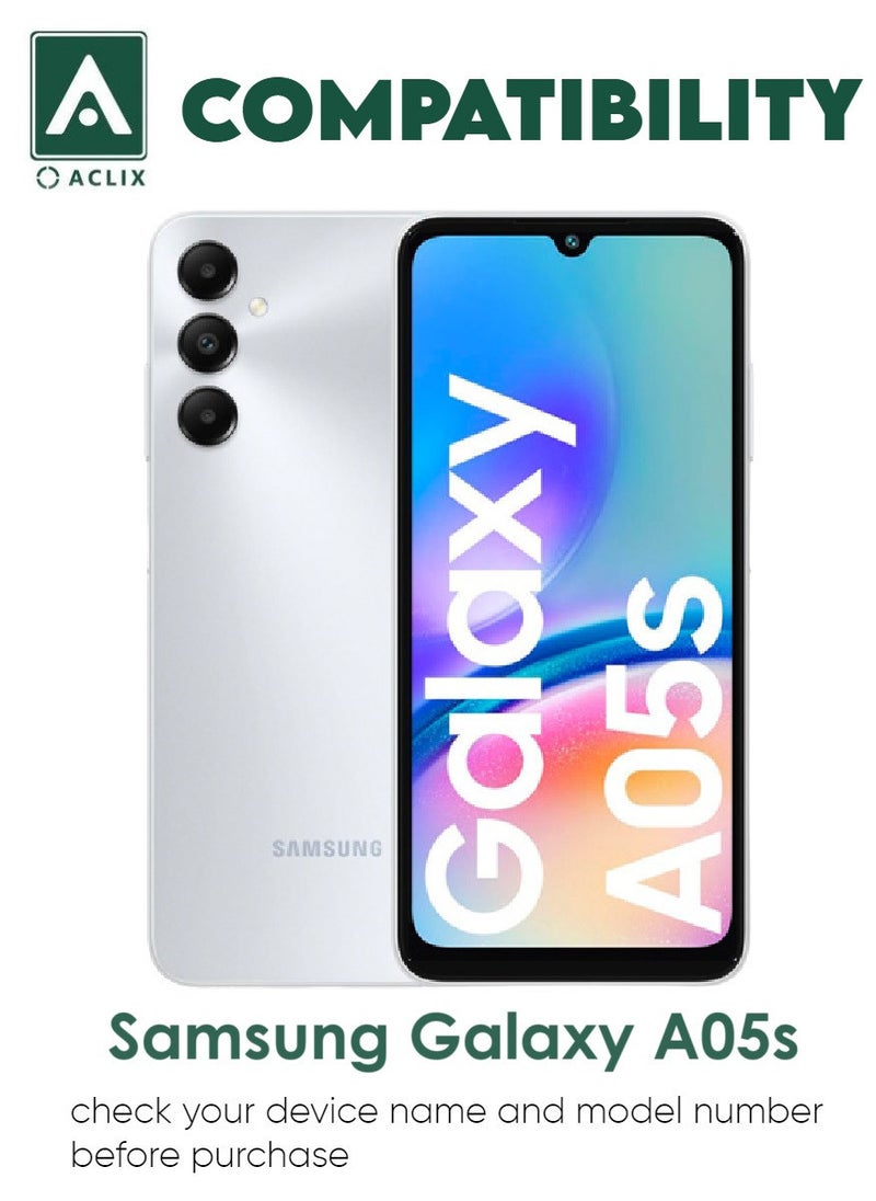 ACLIX 5 Pieces Antistatic ESD Dustproof Premium Quality High Definition Tempered Glass Screen Protector Designed For Samsung Galaxy A05s - Image 3