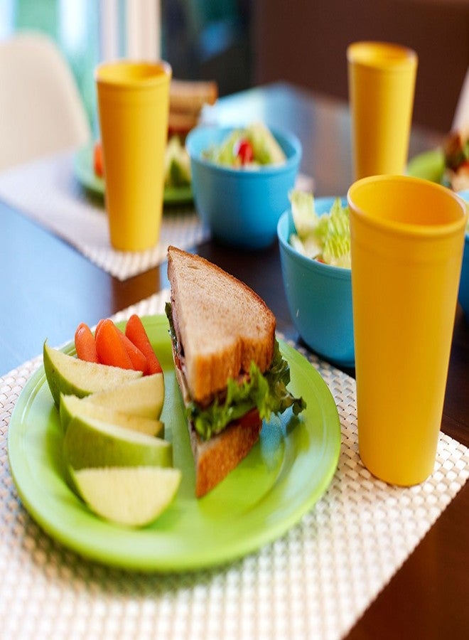 Green Eats 4 Pack Snack Plate, Orange - Image 2