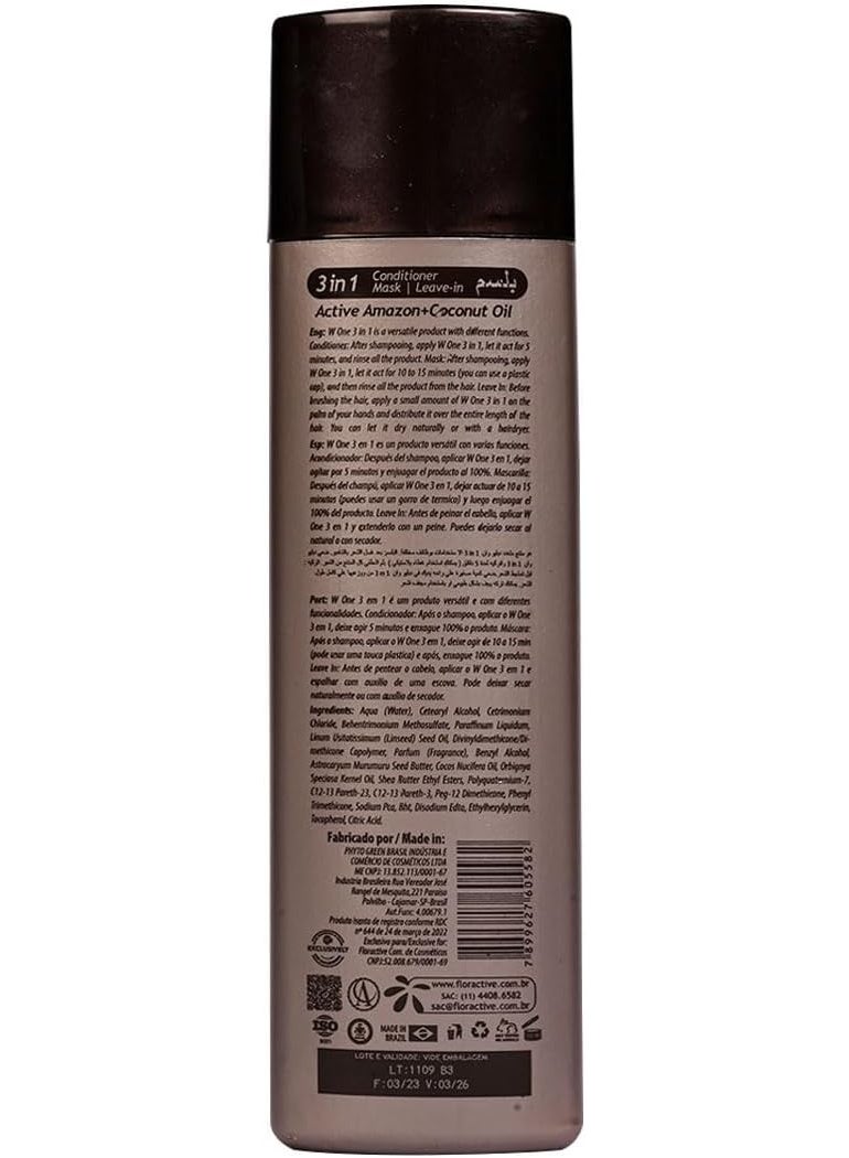 w one Wone 3-in-1 Professional Conditioner - Multi-Action Treatment, Mask & Leave-In, 300ml - Image 2