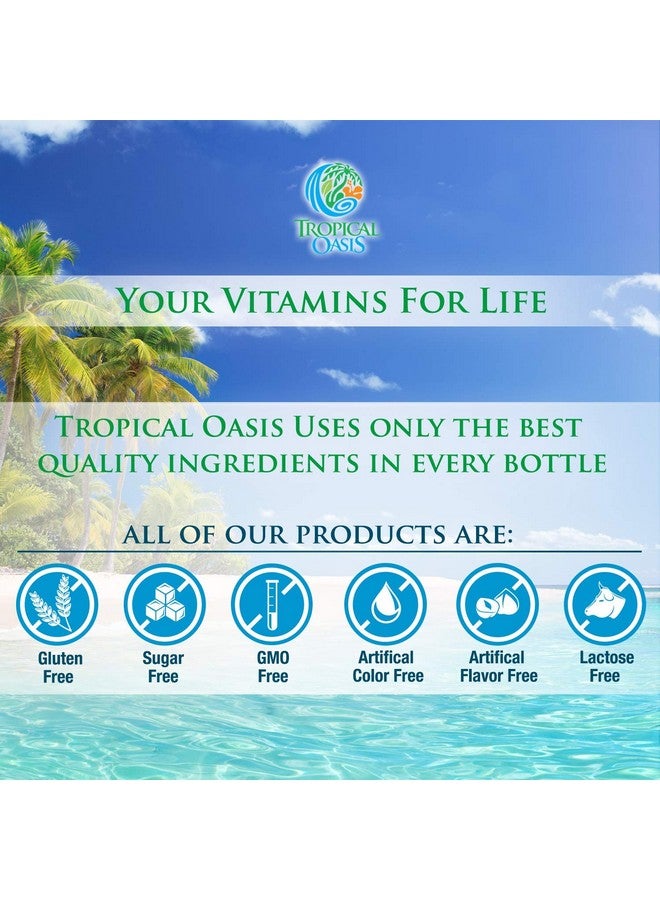 Tropical Oasis Premium Liquid Glucosamine Chondroitin  Msm Joint Support Formula Concentrated Liquid For Max Absorption Clear 16 Fl Oz - Image 5