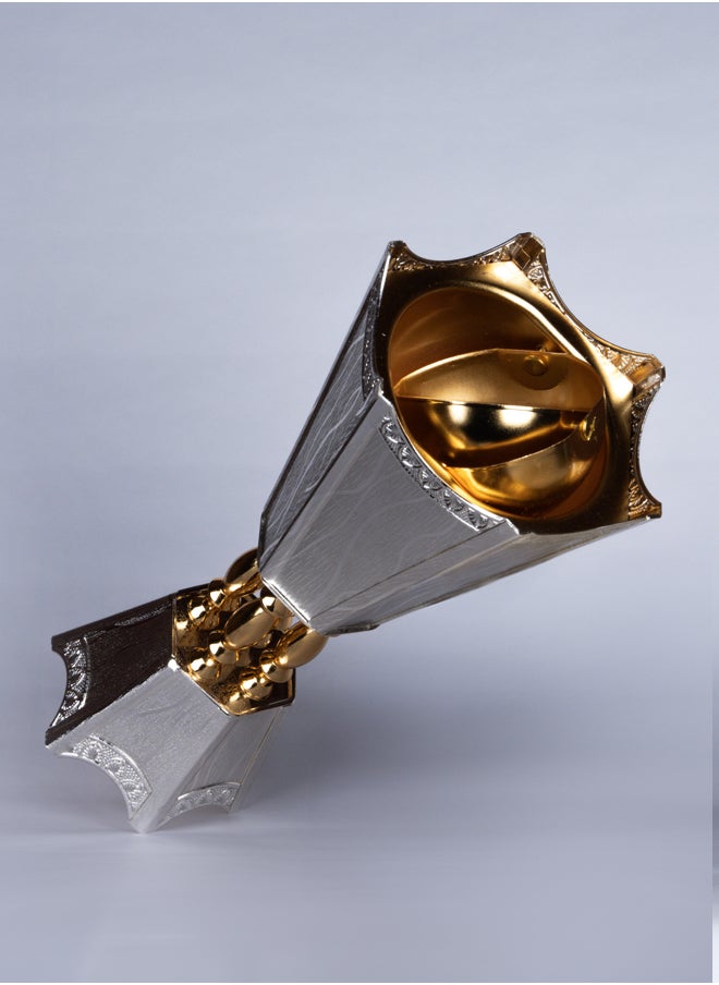 The safe incense burner with 360-degree rotation technology