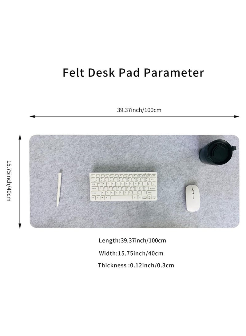 Rock Pow Extra Large XXL Gaming Mouse Pad 100x40cm Desk Pad Non Slip Large Desk Mat Extended Mouse Pad Desk Writing Mat for Office Home Gaming - Image 2