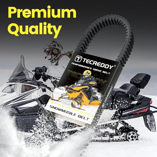 Tecreddy 417300571 Snowmobile Performance Drive Belt Compatible with Ski Doo 850 E-Tec Ryker 900 ACE, Aramid Tensile Cords, Flexweave Overcord - Image 5