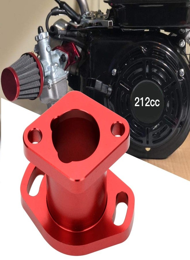 FVRITO Performance Racing Intake Pipe Inlet Manifold Gasket Screw for Compatible With Predator 212cc coleman Honda ct200u GX160 GX200 6.5HP OHV Chinese 196cc clone Engines Mini Bike Go Kart Red - Image 4