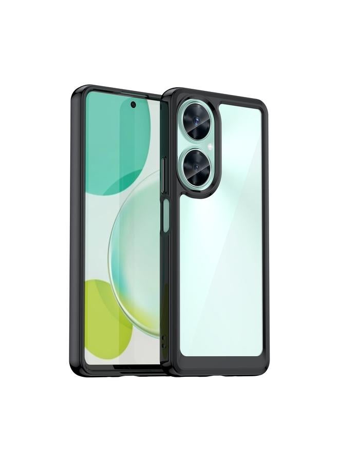 اس-توب جراب لهاتف Huawei Maimang 20 من سلسلة الألوان المصنوعة من الأكريليك + TPU - Image 1