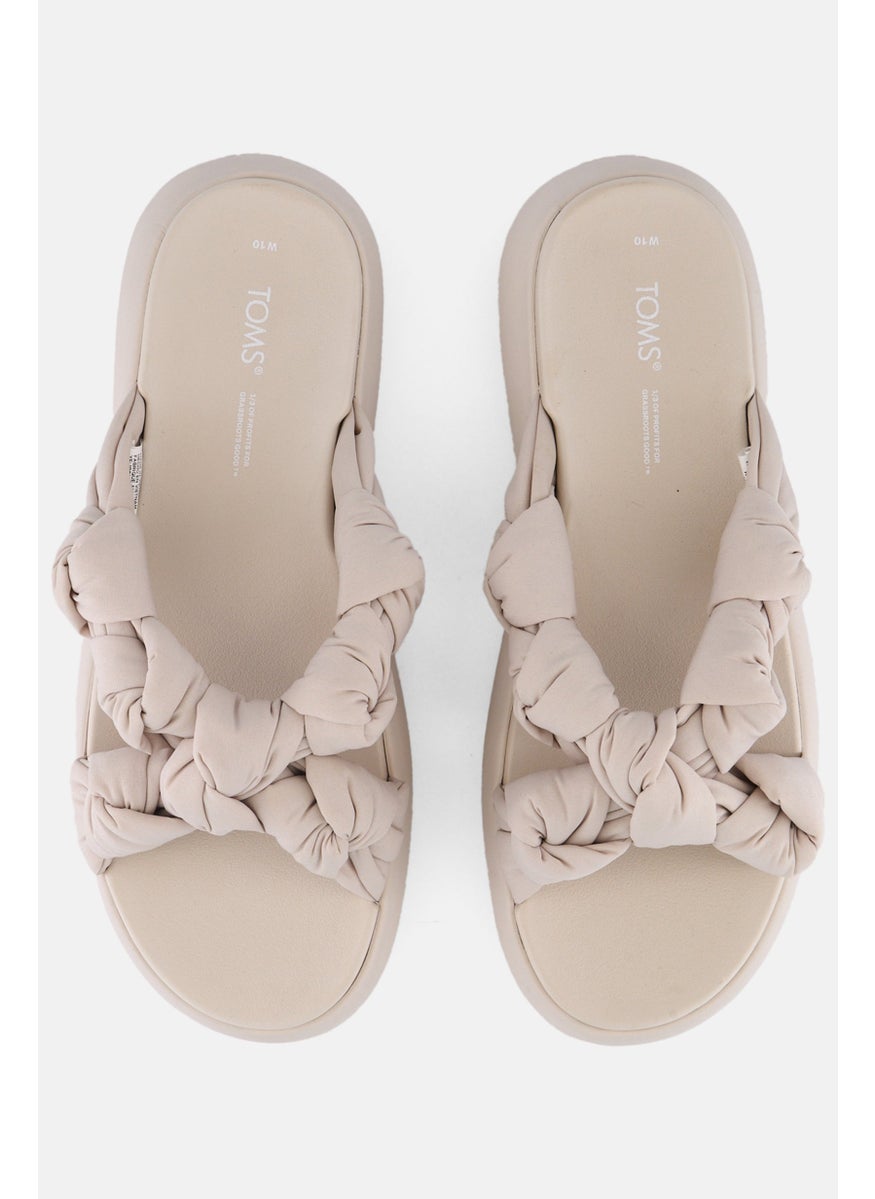 TOMS Women Slip On Sandals, Beige  - Image 2