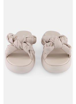 TOMS Women Slip On Sandals, Beige  - Image 3