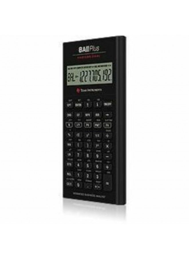 TEXAS INSTRUMENTS Texas Instruments Ba Ii Plus Professional Financial Calculator Silver 9.8 Inch  - Image 4