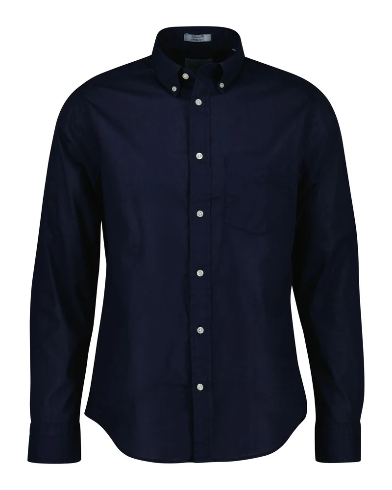 GANT Regular Fit Garment-Dyed Cotton Voile Shirt