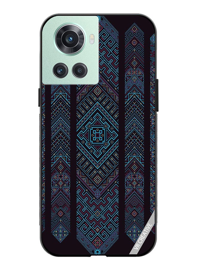 VR CREATIVE Protective Case Cover For OnePlus 10R Mandala Design Multicolour - Image 1