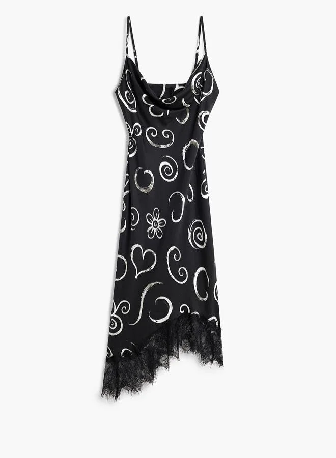 Desigual Multicolour Short printed strappy dress for Women | Best Price UAE