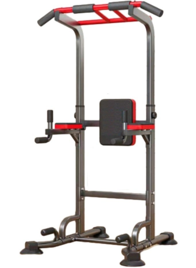 والالا محطة سحب باور تاور مع قضيب ضغط، مسند ظهر، حلقات رفع، مساند ذراع مانعة للانزلاق، لتدريب القوة في المنزل، ارتفاع قابل للتعديل 170-240 سم - Image 1