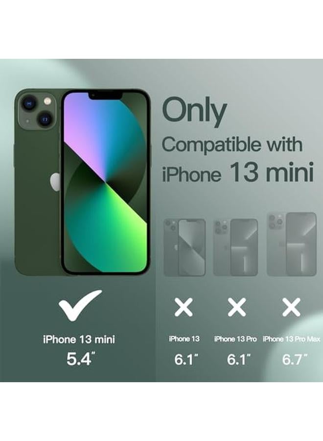 Jetech Silicone Case For Iphone 13 Mini 5.4 Inch Silky Soft Touch Full Body Protective Phone Case Shockproof Cover With Microfiber Lining Midnight Green - Image 2