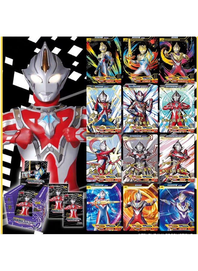 null - Genuine Card Tour Ultraman Card Game Pony. Polaroid Legendary Edition 22 Play 5th Anniversary Deluxe Blind Box Card-Color:(the Number Of Bullets Is Being Updated) Ultraman 2 Yuan Package Luxury Version Full Box (30 Packs Per Box) - Image 1