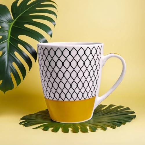 UPC U.P.C. Coffee Mug Set of 4, Ceramic Mugs to Gift, Microwave Safe Coffee Mugs/Tea Cups (280 ml Each) - Image 3