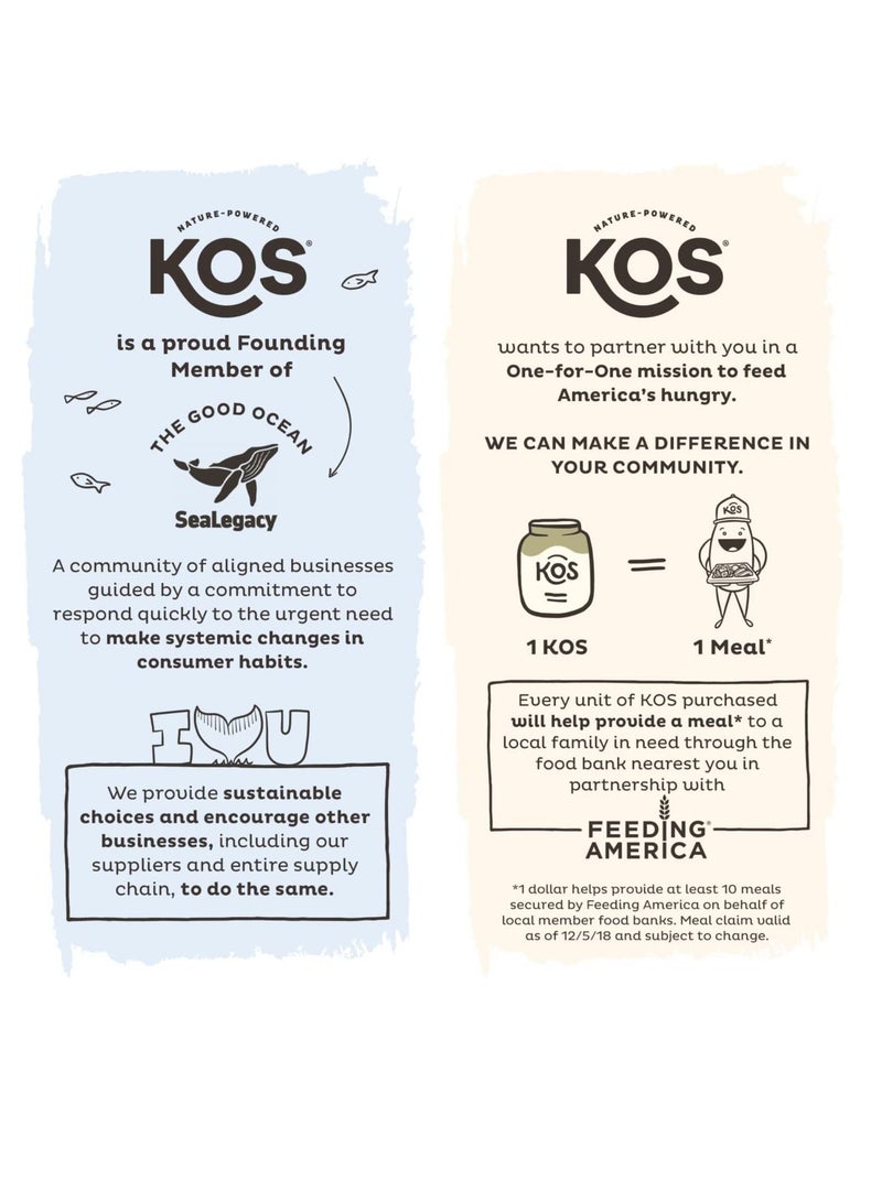 كيه أو إس مسحوق البروتين النباتي KOS بنكهة فطيرة التوت اللذيذة لدعم المناعة - Image 3