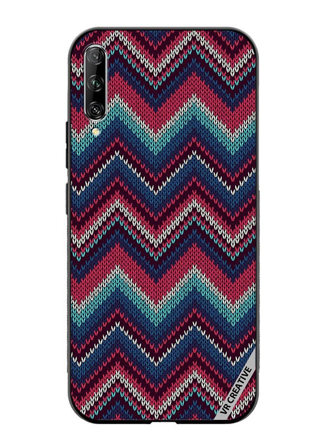 VR CREATIVE Protective Case Cover For Huawei Nova Y9S Weaved Pattern Design Multicolour - Image 1