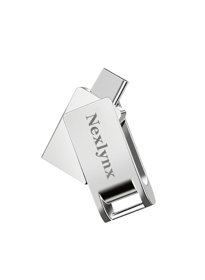 Nexlynx 128GB  USB 3.0 Flash Drive USB Type-A &Ttpe-C Read Speed 100 MBps Write Speed 50 MBps,High Speed,Dual Interface Design - Image 4