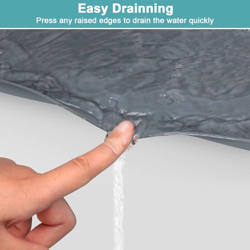 MECHEER Under Sink Mats for Kitchen Waterproof, Silicone Under Kitchen Sink Mats and Protectors for 34" x 22" Cabinets, Under Sink Tray Organizer, Shelf Liners Cabinet Liner for Kitchen and Bathroom, Gray - Image 4