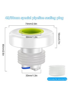 Generic Sewer Hose Sealing Plug, Drain Pipe Seal Deodorant, Suitable for Bathroom Laundry Washing Machine Kitchen Cleaning Tools  - Image 2