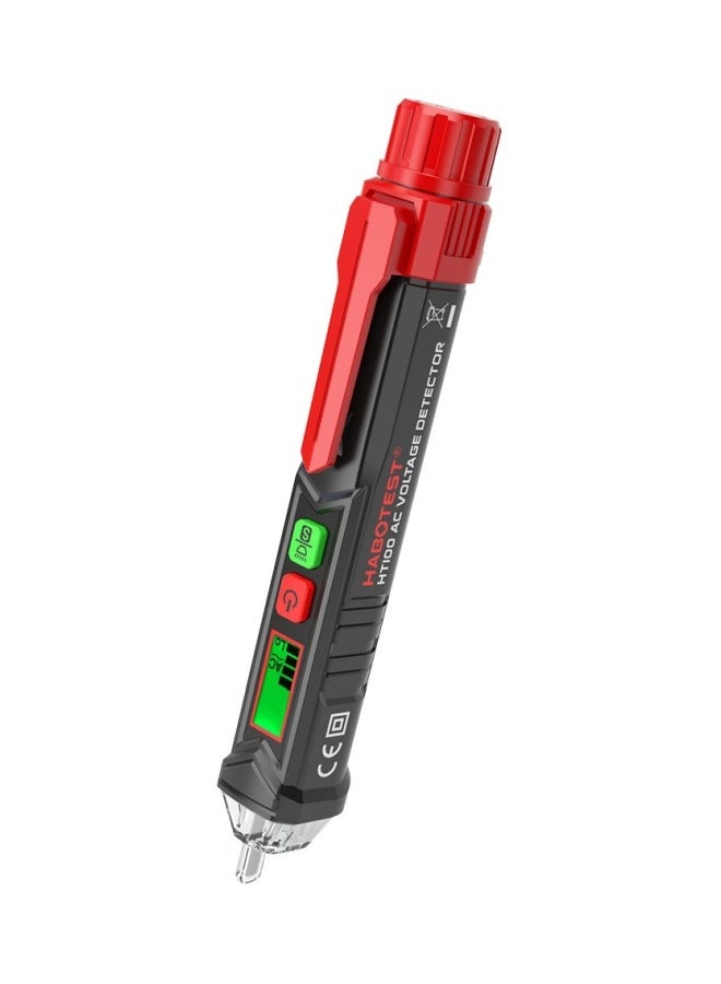 Portable Non-Contact AC Voltage Tester Red/Black - Image 1