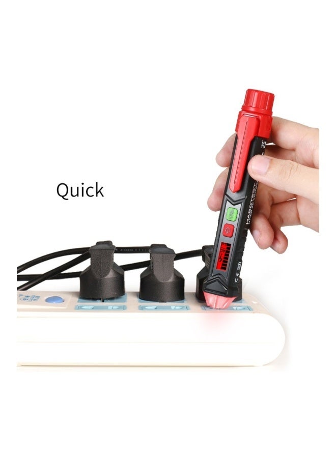 Portable Non-Contact AC Voltage Tester Red/Black - Image 3