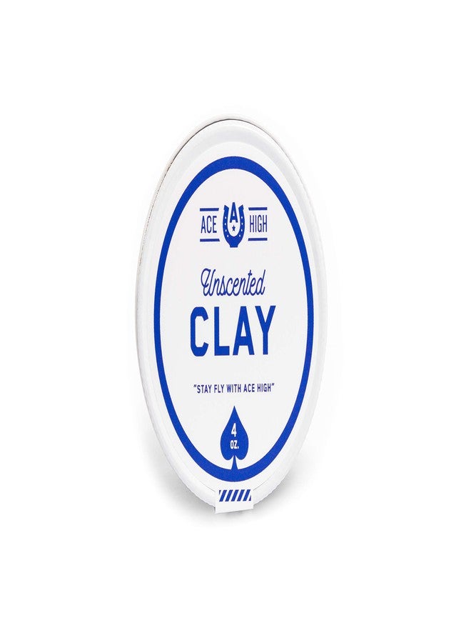ace high Unscented Hair Clay, Strong Hold, Satin to Matte Finish, Adds Texture and Thickness, 4oz - Image 2