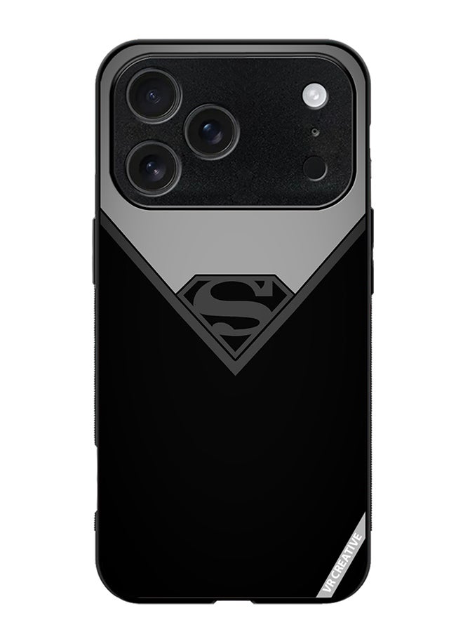 Protective Case Cover For Apple iPhone 17 Pro Max Simple Superman Design Multicolour
