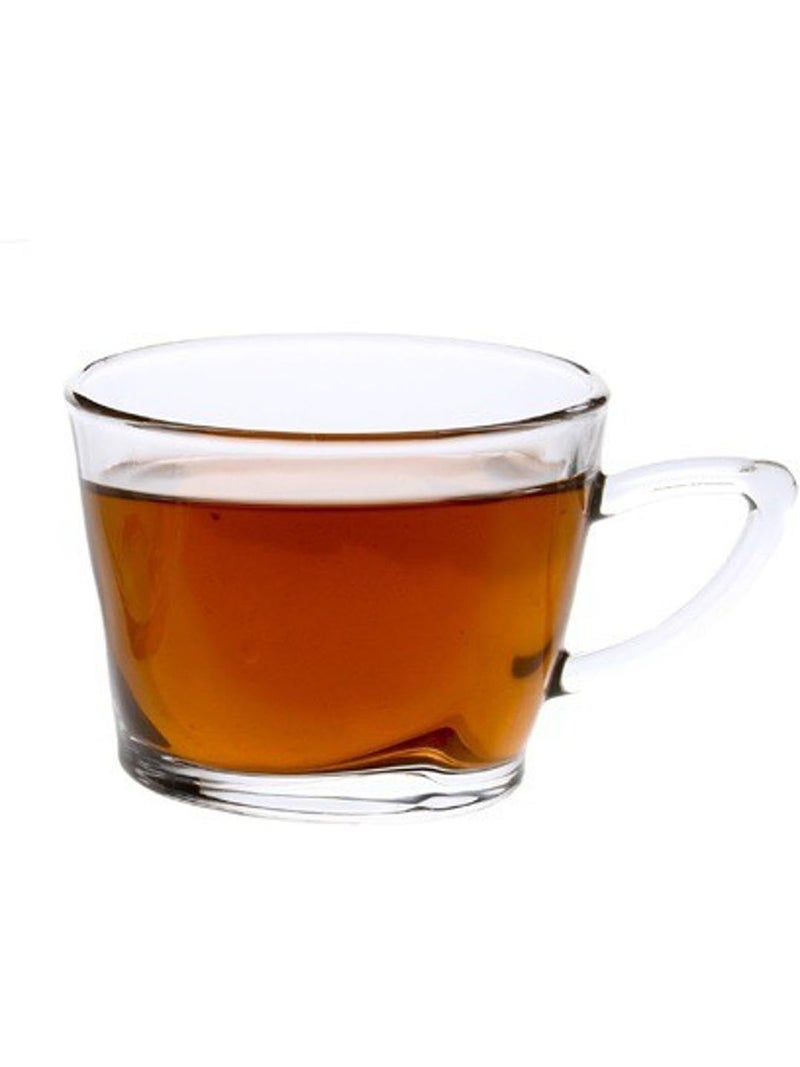 Somil Clear Glass Coffee & Tea Cup/Mug (170 Ml), Enjoy Your Drink in Style, 8.5 X 11.5 X 6.7 Cm, Pack of 2 - Image 5