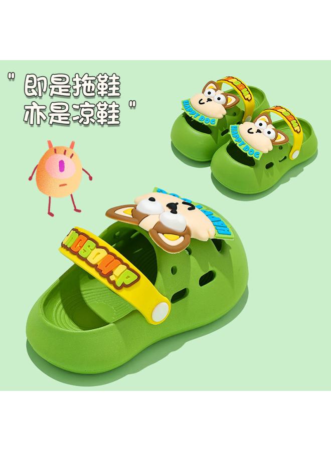 شك شباشب للأطفال بعمر 2 سنة 3 أطفال داخلي غير قابل للانزلاق أحذية الشاطئ الخارجية للأولاد والبنات شباشب للأطفال برسوم كارتونية صيفية - Image 4