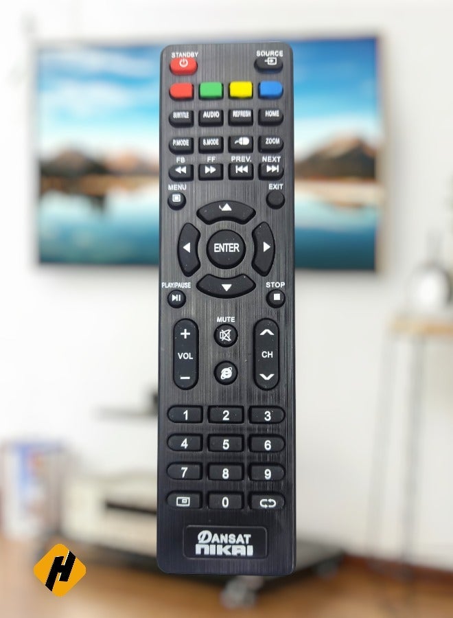 Raxoom Replacement Remote Control For DANSAT & Nikai TV LCD LED