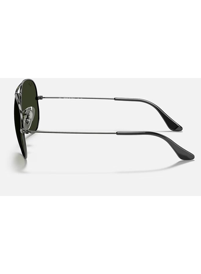 Ray-Ban Men Classic Aviator Sunglasses - RB3025 W0879 - Lens Size: 58 mm - Silver - Image 4