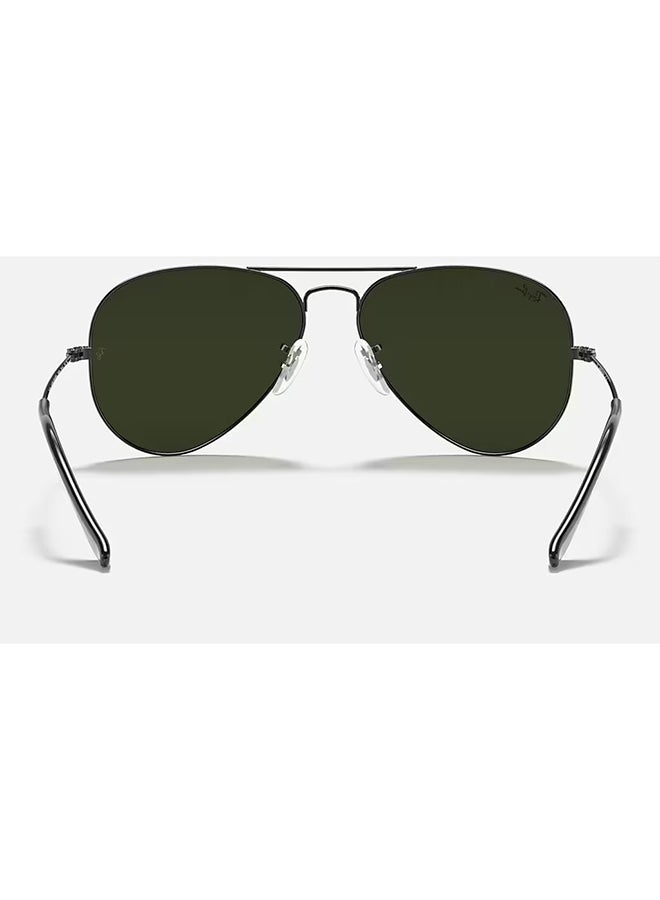 Ray-Ban Men Classic Aviator Sunglasses - RB3025 W0879 - Lens Size: 58 mm - Silver - Image 5