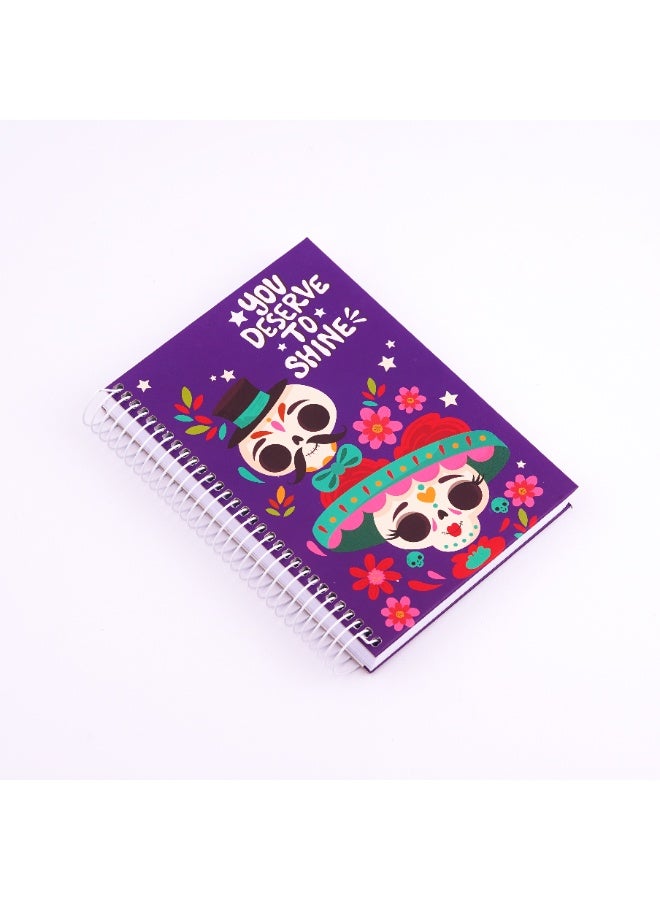 Borg El Arab Printed A5 Sketchbook Wirebound 100 Sheets  - Image 1
