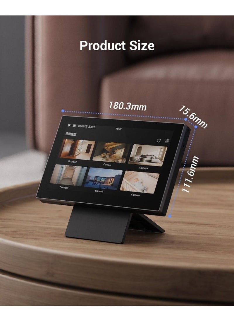 EZVIZ - SD7 7 Inch IPS Touch Smart Screen Smart Integration with Compatible EZVIZ Devices, Remote Control via EZVIZ App - Image 1