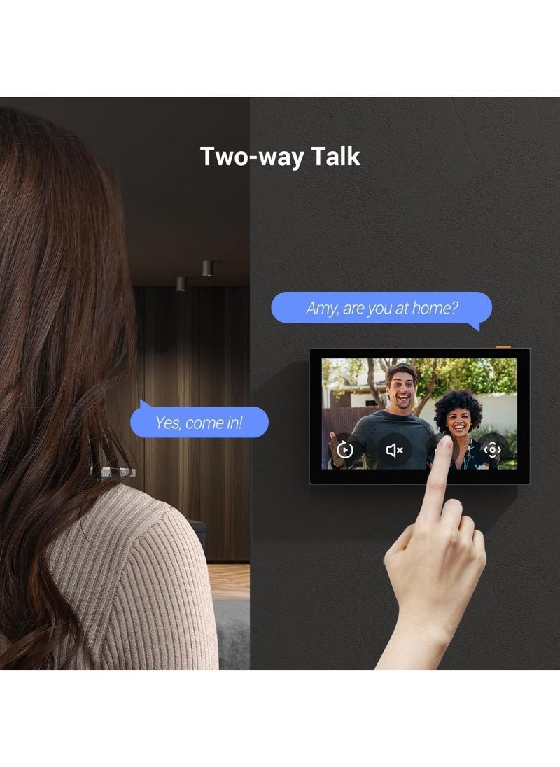 EZVIZ - SD7 7 Inch IPS Touch Smart Screen Smart Integration with Compatible EZVIZ Devices, Remote Control via EZVIZ App - Image 1