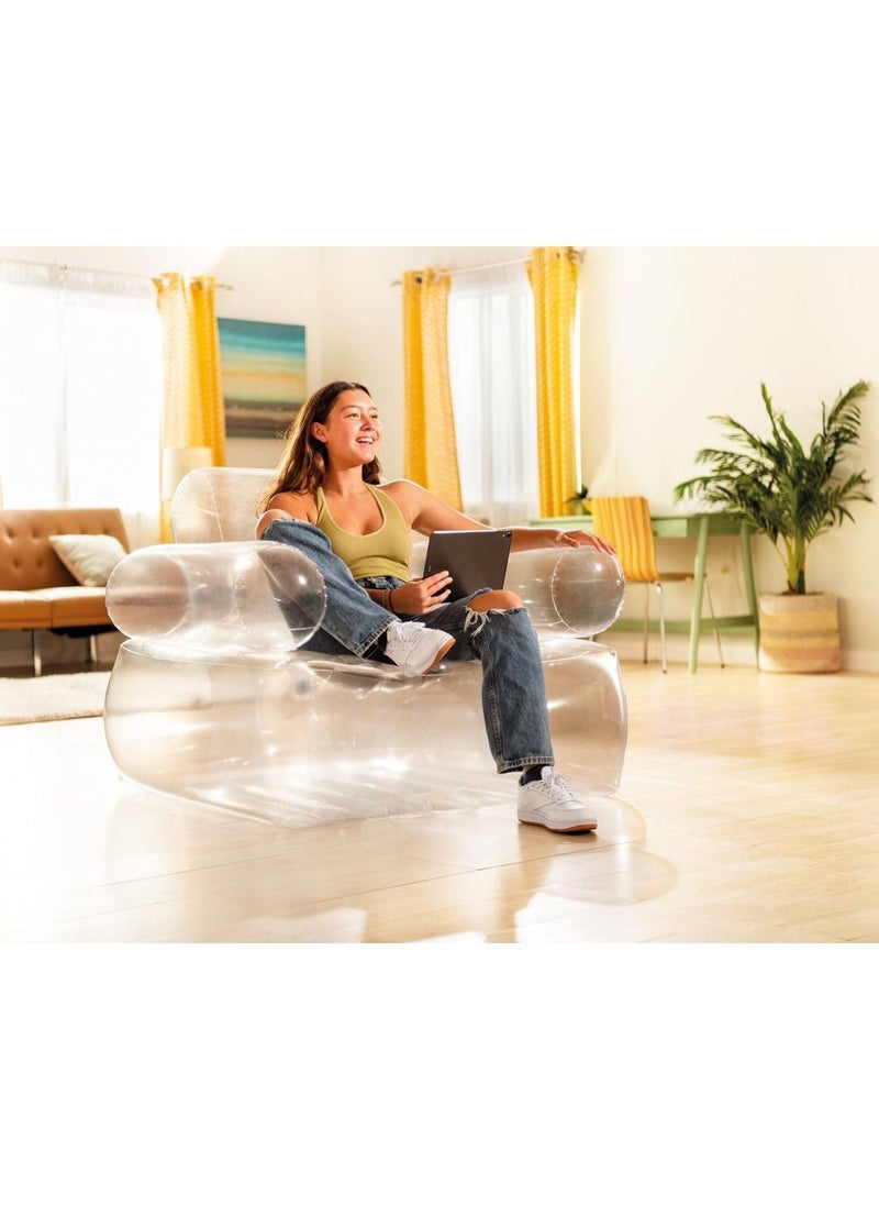 INTEX - Transparent Armchair 109x107x79 cm - Image 1