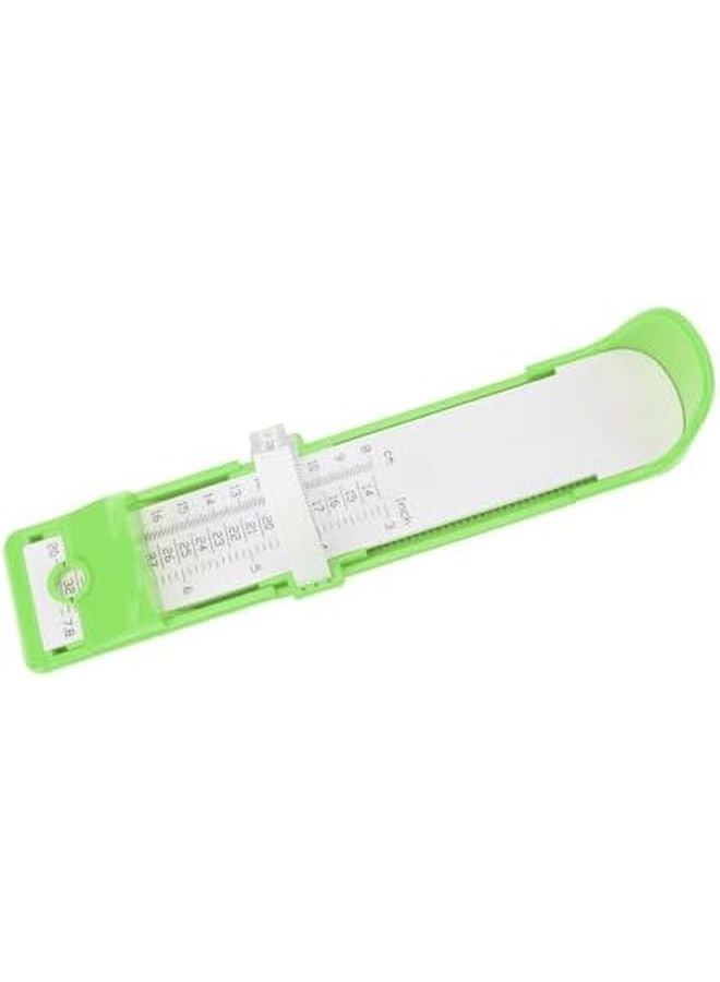 Baby Foot Measuring Device Accurate Lightweight Kids Foot Length Gauge ABS Material Unbreakable Green - Image 5
