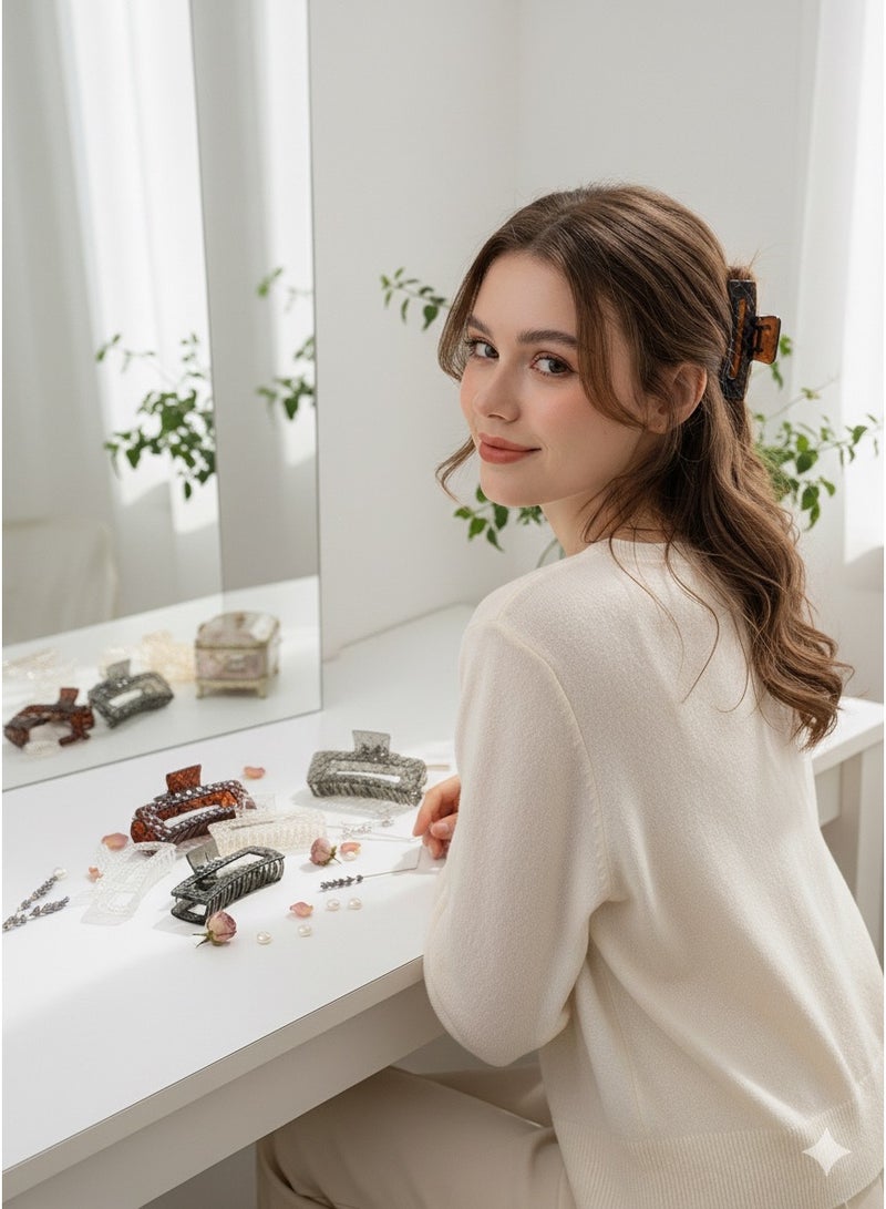 طقم مشابك شعر كريستال – فخامة تناسب كل إطلالة - Image 5