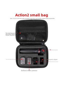 Generic Applicable To Dji Action2 Storage Bag Dajiang Lingyan 2 Generation Sports Camera Dual Screen Endurance Suit Body Bag-Color:Action2 Small Number Bag  - Image 1