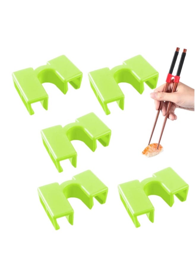 F.W Chopstick Helper - Green Color 5 PCS