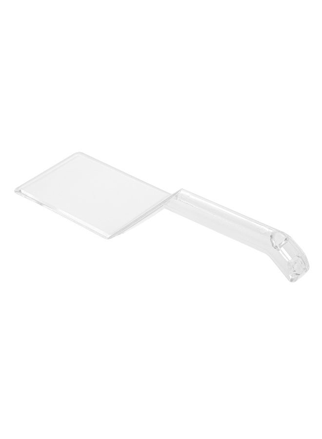 Restaurantware Cater Tek 10 Inch Serving Spatulas, 100 Disposable Serving Utensils - Heavy-Duty, Wide Edge, Clear Plastic Lasagna Spatulas, With Handle, For Brownies, Cakes, And Eggs  - Image 1