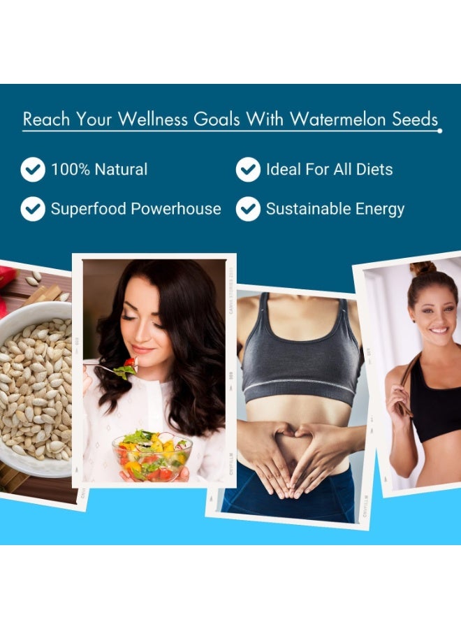 BLISS OF EARTH Raw Watermelon Seeds for Eating, Peeled Edible Watermelon Seed for High Protein & Nutrition, Low-carb Snack for Healthy Keto Diet – (Pack Of 3 * 600g) - Image 5
