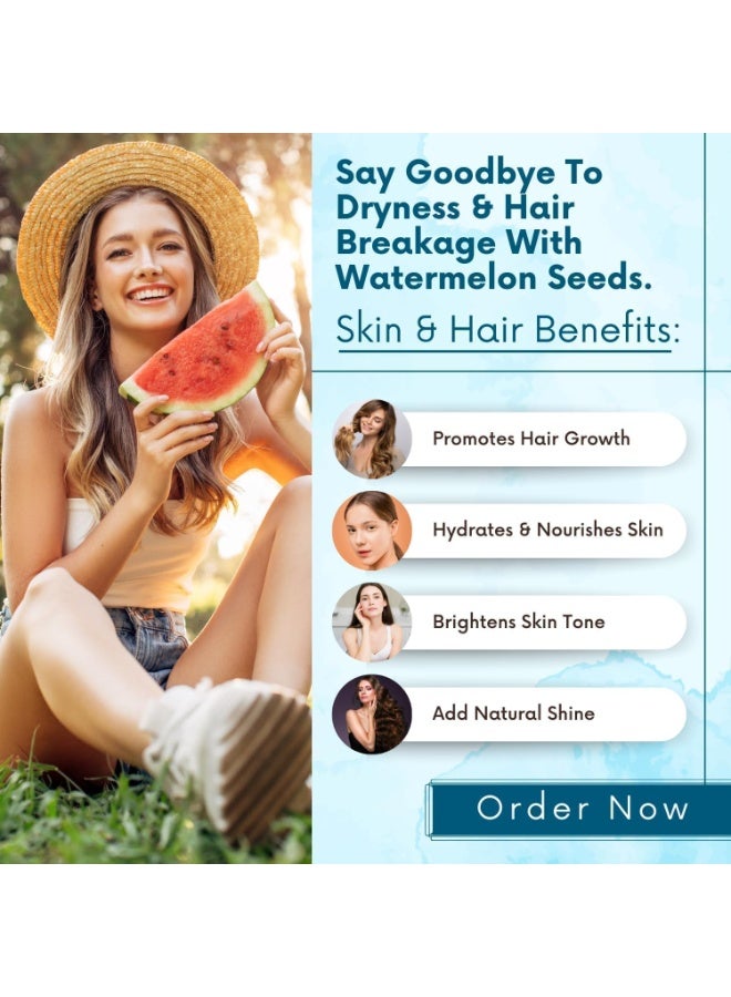 BLISS OF EARTH Raw Watermelon Seeds for Eating, Peeled Edible Watermelon Seed for High Protein & Nutrition, Low-carb Snack for Healthy Keto Diet – (Pack Of 3 * 600g) - Image 3