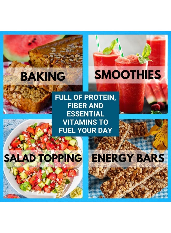 BLISS OF EARTH Raw Watermelon Seeds for Eating, Peeled Edible Watermelon Seed for High Protein & Nutrition, Low-carb Snack for Healthy Keto Diet – (Pack Of 3 * 600g) - Image 4