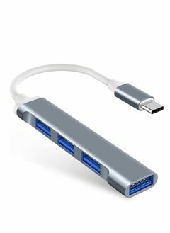USB C Hub, 4-Port USB C adapter with 3.0 and 2.0 port USB Extender Splitter for Mac Pro/mini, for Surface Pro, Desktop Computer PC, Notebook PC, Mobile HDD, etc. Extension, Type-C Docking Station