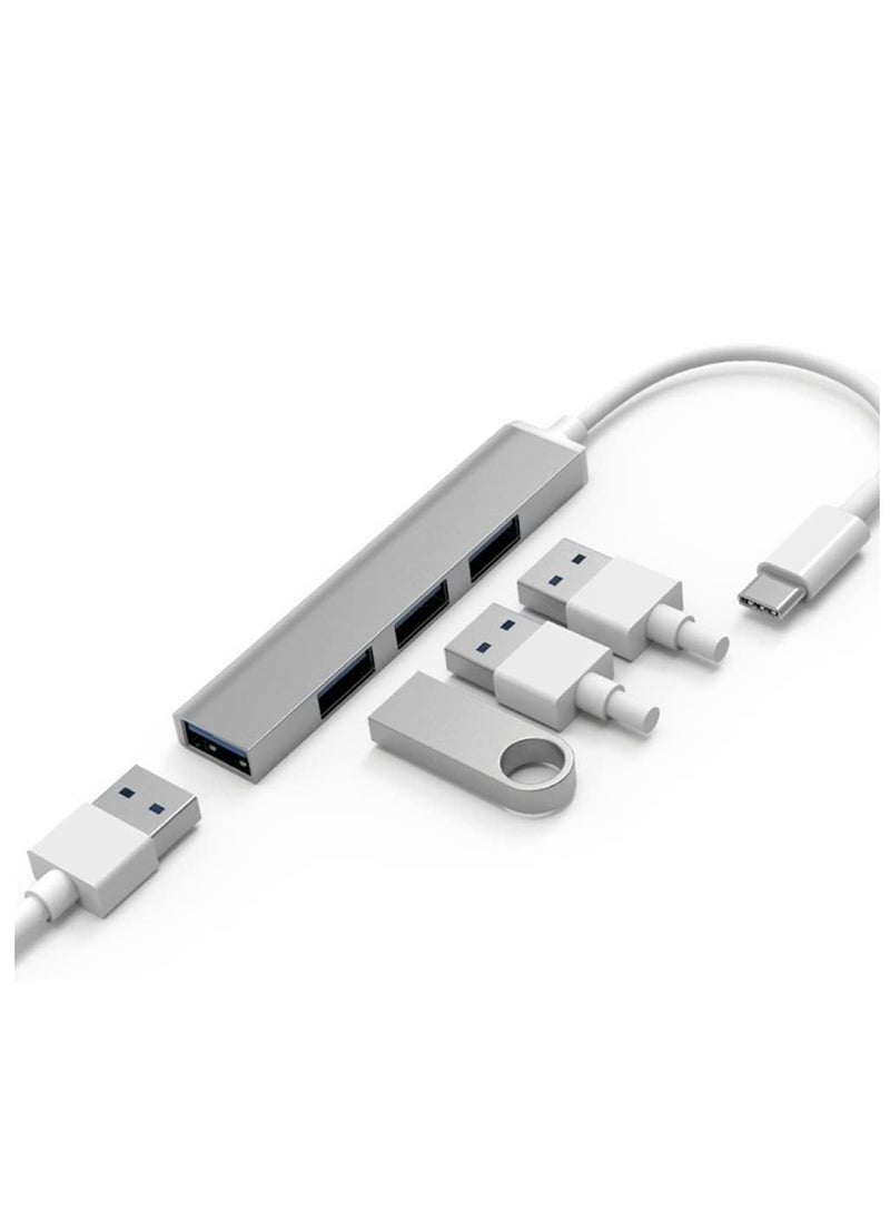 Generic - USB C Hub, 4-Port USB C adapter with 3.0 and 2.0 port USB Extender Splitter for Mac Pro/mini, for Surface Pro, Desktop Computer PC, Notebook PC, Mobile HDD, etc. Extension, Type-C Docking Station - Image 1