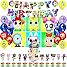Lemoneon Birthday Party Decorations Supplies Happy Birthday Banner Cake Cupcake Toppers Balloons Background - Image 3